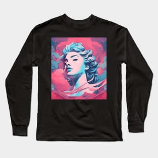 Lofi 90's Vaporwave God Long Sleeve T-Shirt